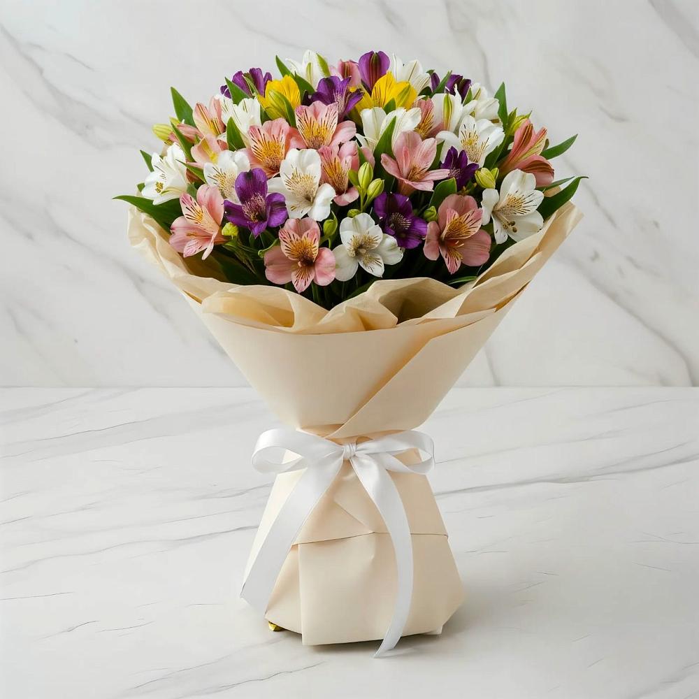 Букет цветов из: Альстромерии в Магдагачах