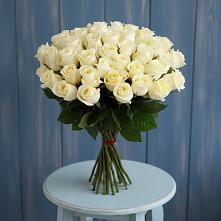 Букет 51 Белая роза Эдлесс Лав #REPLACE_PRED# Магдагачах