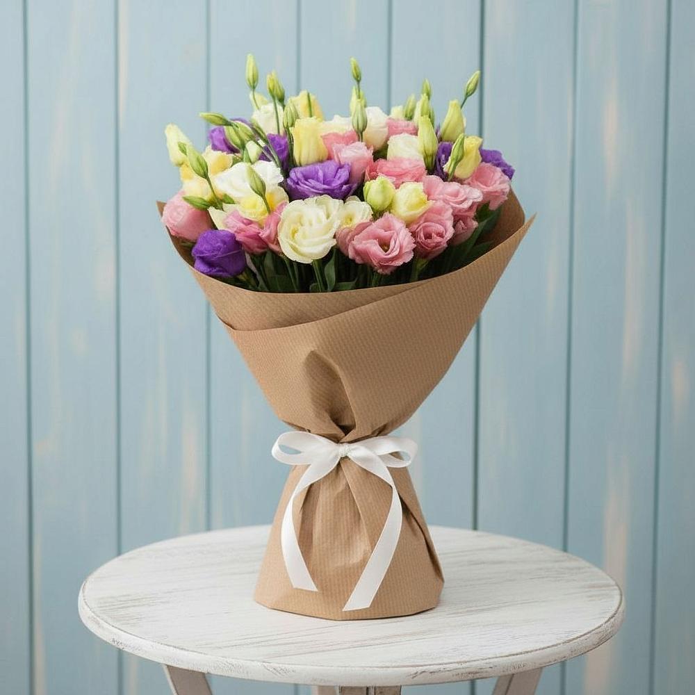 Букет цветов из: Лизиантусы в Магдагачах