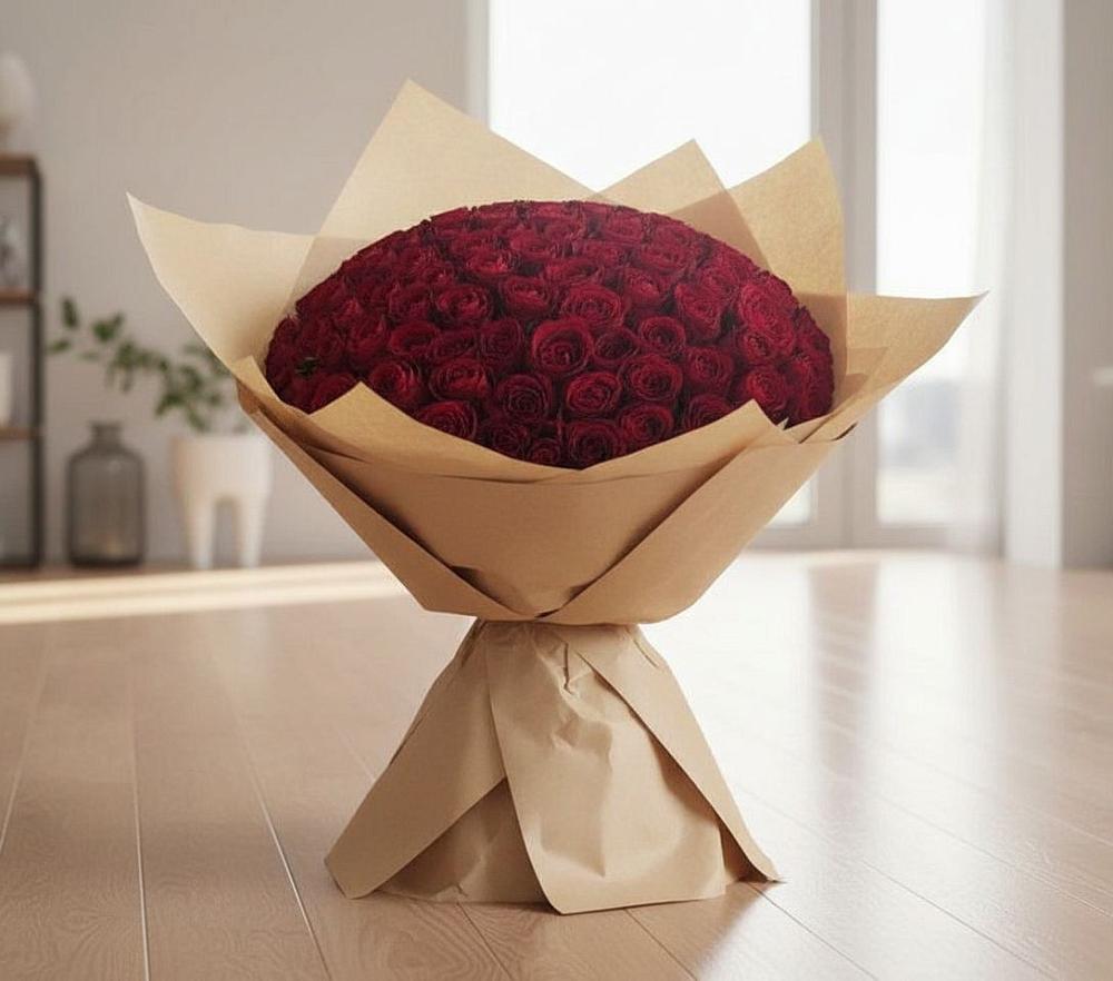 Букет 101 Красная роза в Магдагачах