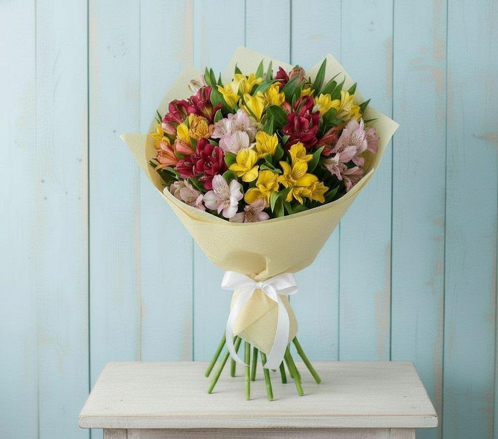 Букет цветов из: Альстромерии в Магдагачах